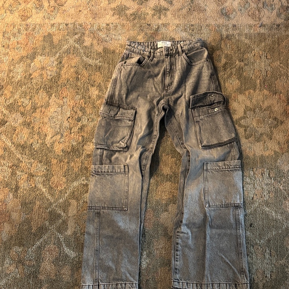 Cotton On Women's Gray Flare Jeans